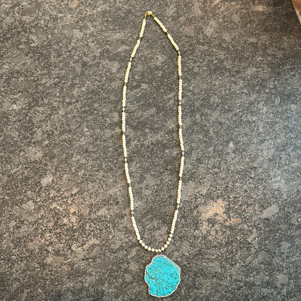 Betsy Pittard Design Turquoise Stone Necklace